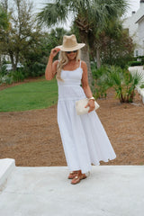 Fallon Maxi Dress-White