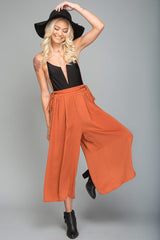 Lucy Loose Fit Wide Leg Pants Bronze