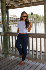 Everyday Crop Tee -White