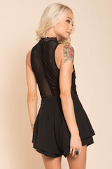 Meilani Collar Romper Black