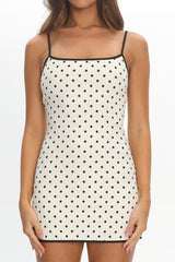 LIONESS Voyage Mini Dress Moonlight Polka