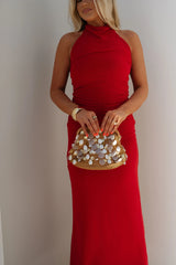 Eloide Maxi Dress-Red