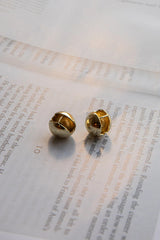 Moonstar Ball Earrings Gold