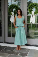 Marty Midi Dress-Green
