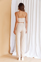 Lyrics Straight Leg Pants Oat