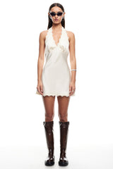 LIONESS Stars Align Mini Dress Cream