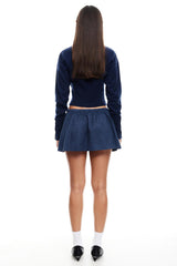 LIONESS Head In The Clouds Cardigan Navy
