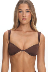 LIONESS Lila Top Chocolate