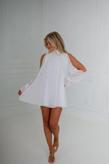 Elowen Mini Dress-White