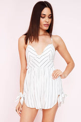 Simi Casual Festival Romper White